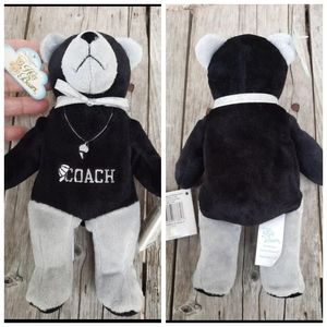 New Holy Bears coach black plush God Bless Coaches